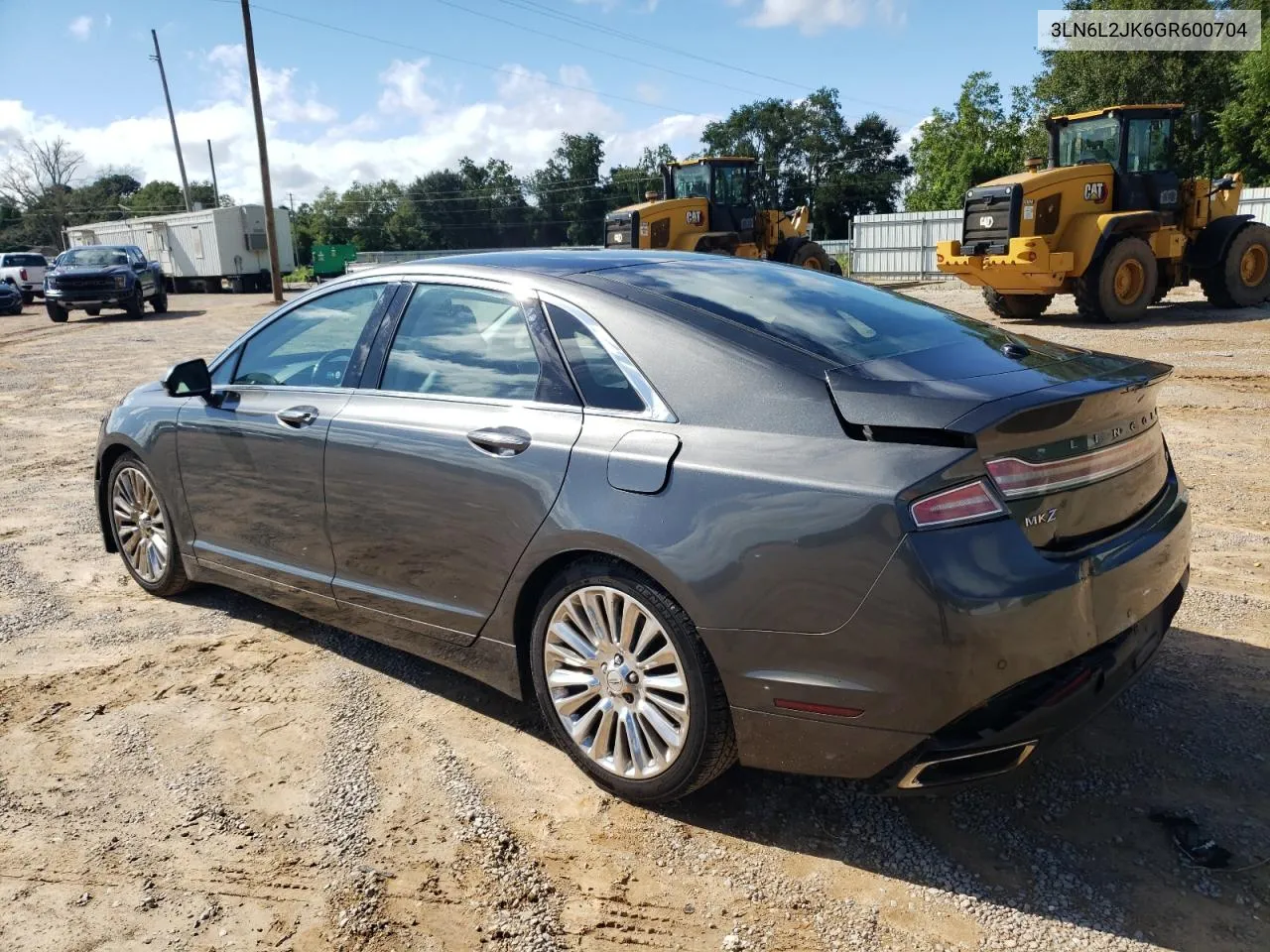 2016 Lincoln Mkz VIN: 3LN6L2JK6GR600704 Lot: 70830144