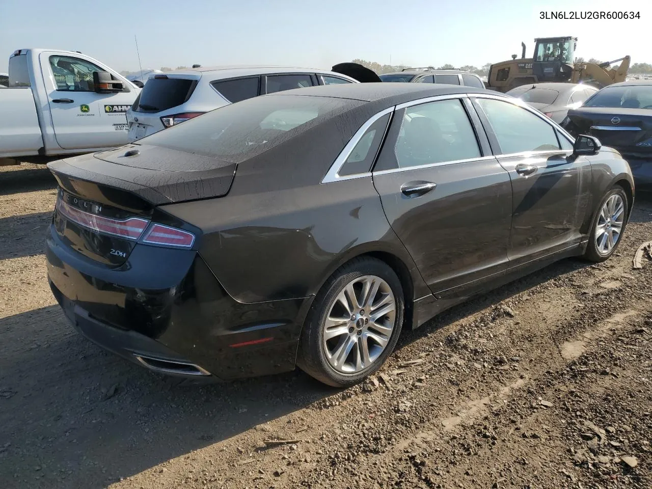 2016 Lincoln Mkz Hybrid VIN: 3LN6L2LU2GR600634 Lot: 71806934