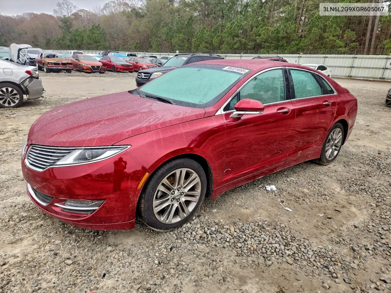 3LN6L2G9XGR605067 2016 Lincoln Mkz