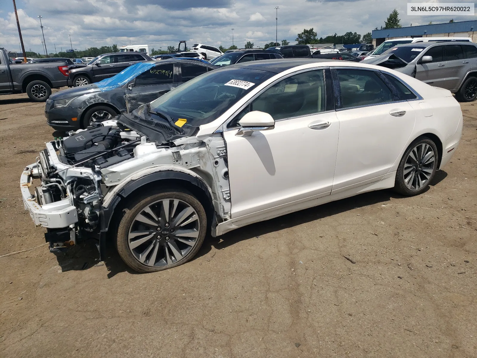 2017 Lincoln Mkz Select VIN: 3LN6L5C97HR620022 Lot: 63832774