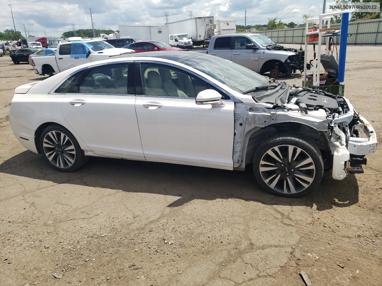 2017 Lincoln Mkz Select VIN: 3LN6L5C97HR620022 Lot: 63832774