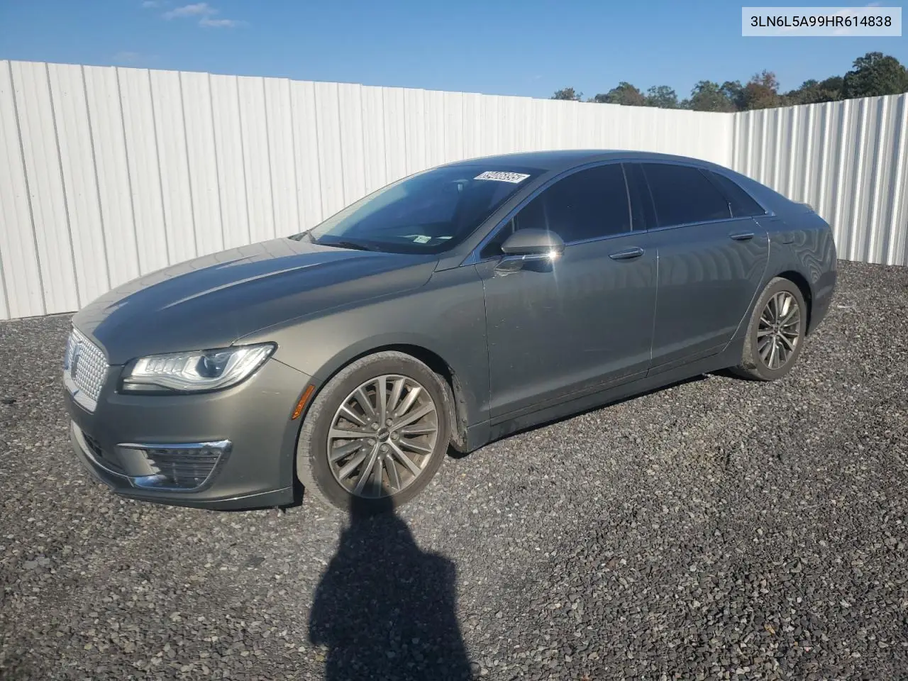 3LN6L5A99HR614838 2017 Lincoln Mkz Premiere