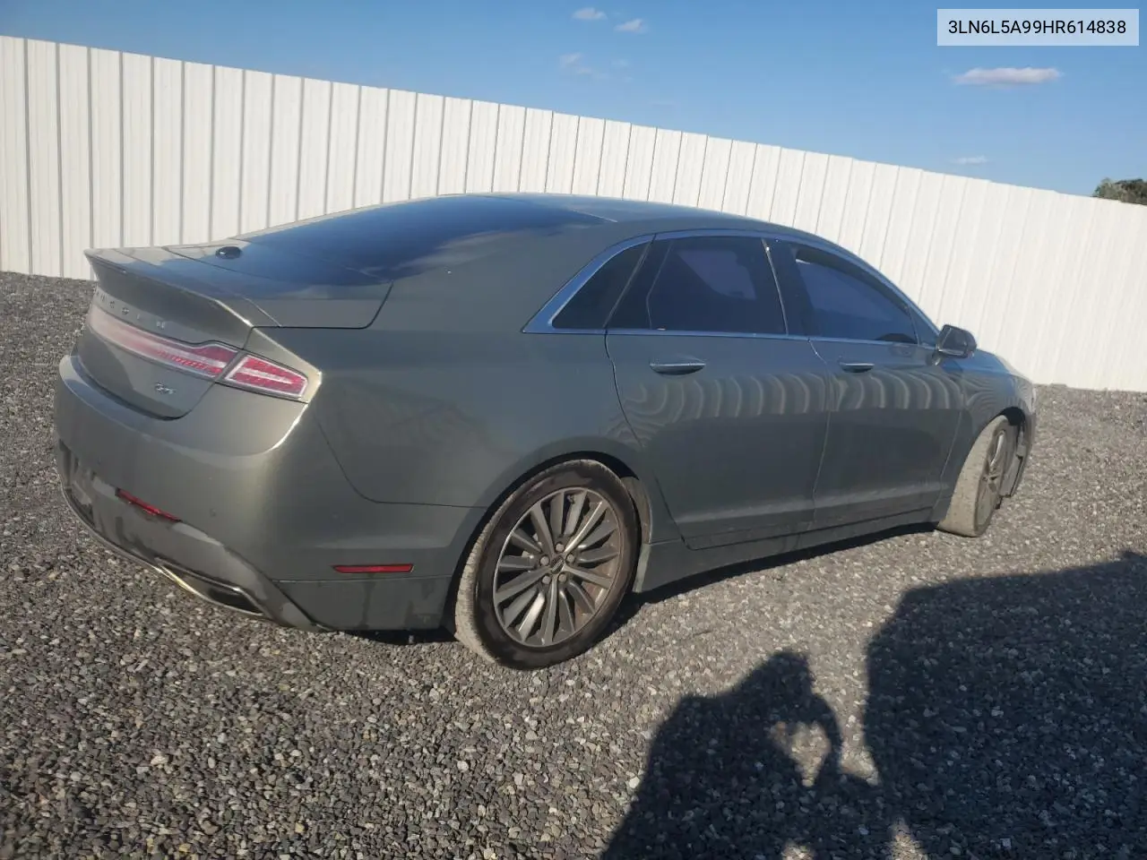 3LN6L5A99HR614838 2017 Lincoln Mkz Premiere