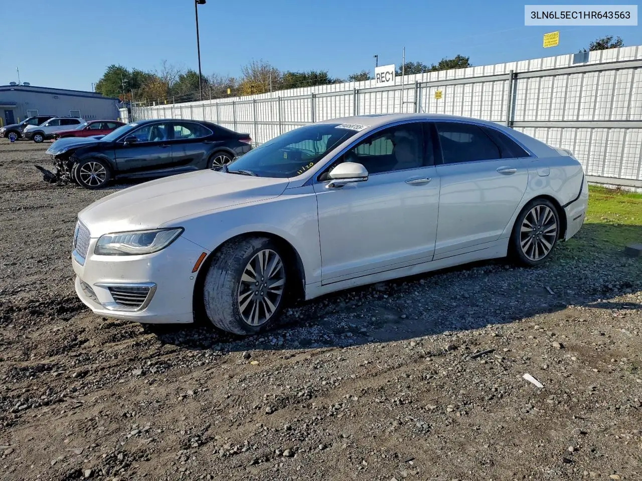 3LN6L5EC1HR643563 2017 Lincoln Mkz Reserve