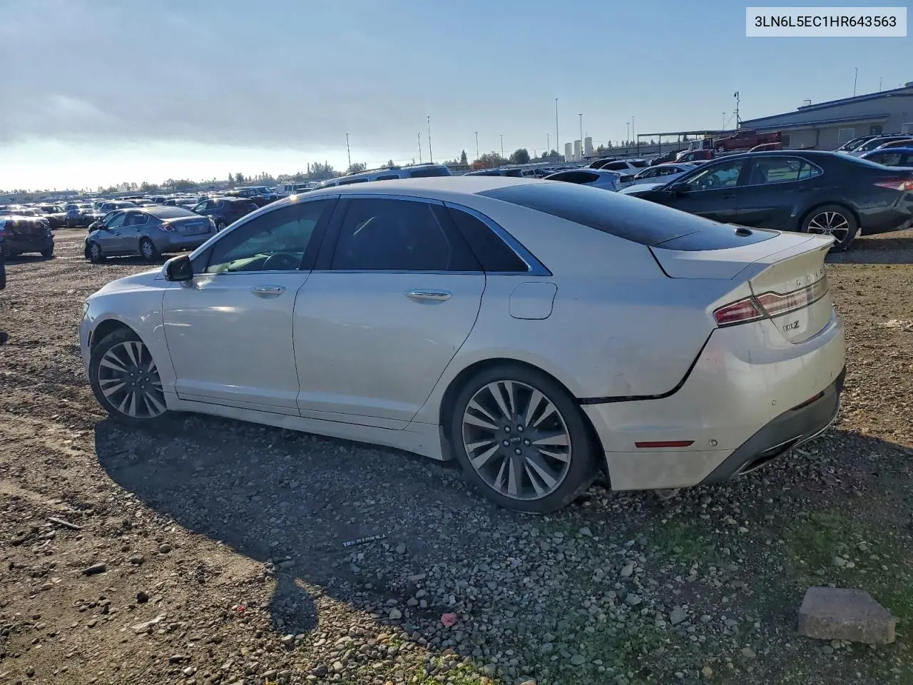 3LN6L5EC1HR643563 2017 Lincoln Mkz Reserve