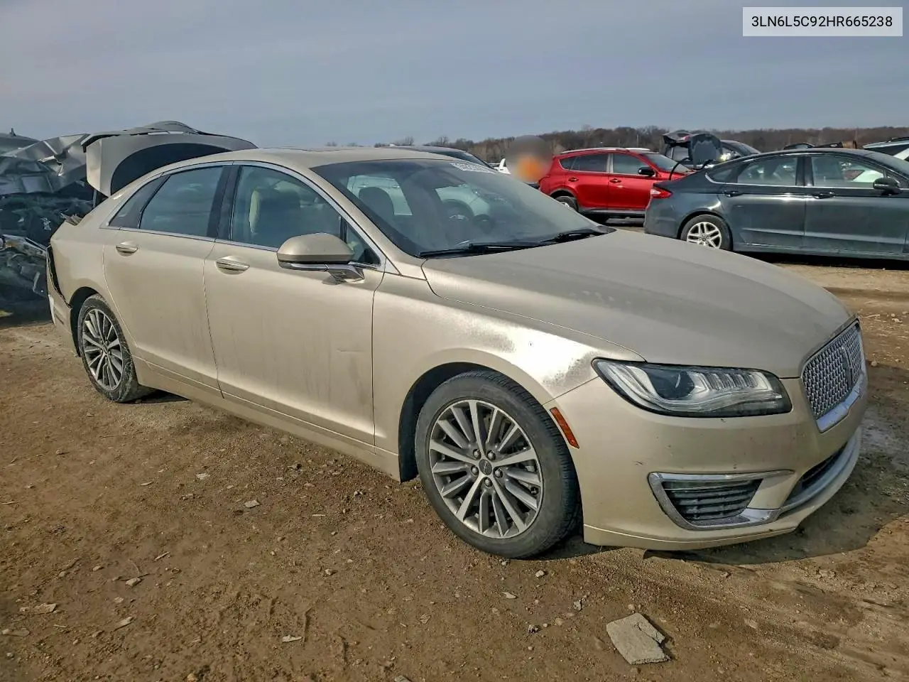 3LN6L5C92HR665238 2017 Lincoln Mkz Select