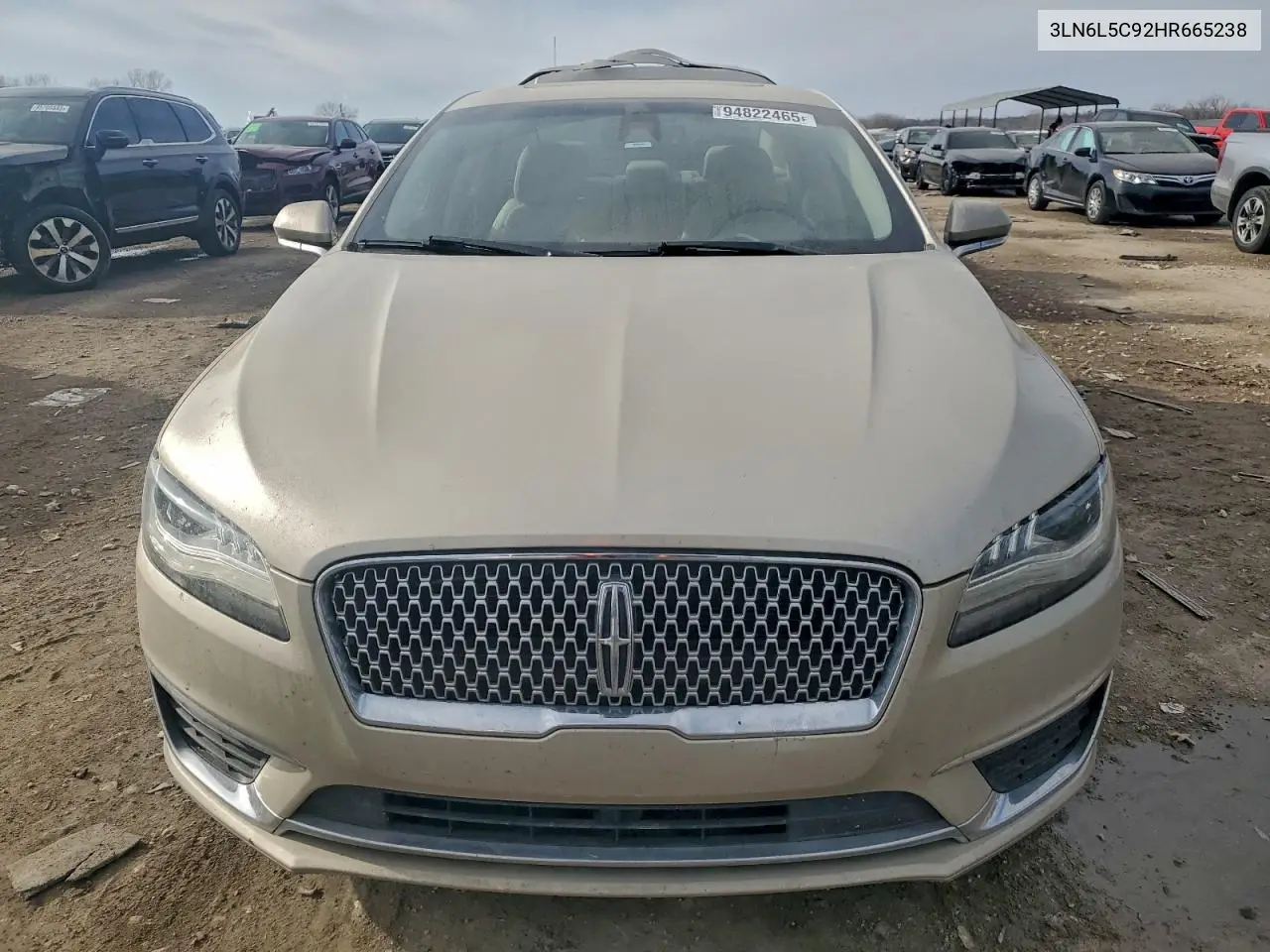 3LN6L5C92HR665238 2017 Lincoln Mkz Select