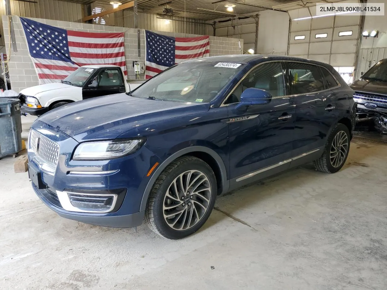 2LMPJ8L90KBL41534 2019 Lincoln Nautilus Reserve