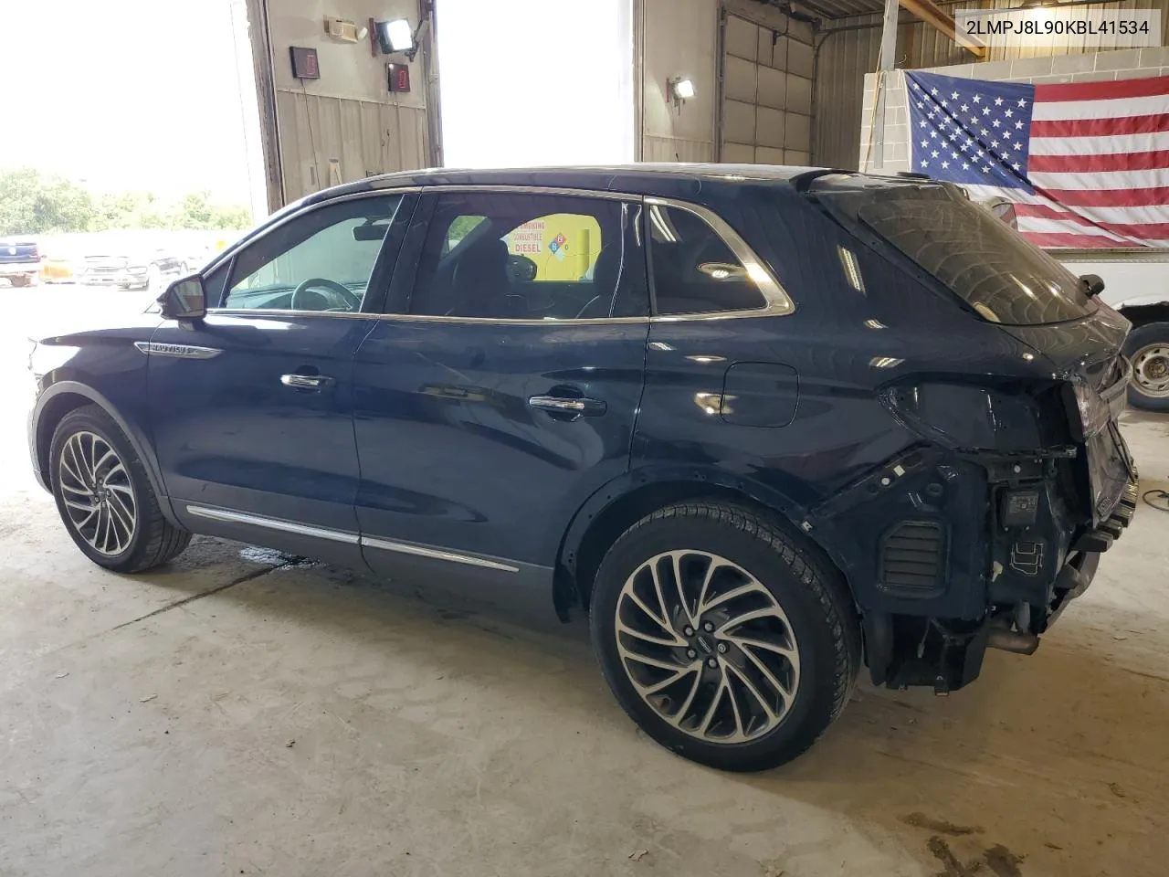 2019 Lincoln Nautilus Reserve VIN: 2LMPJ8L90KBL41534 Lot: 65430374