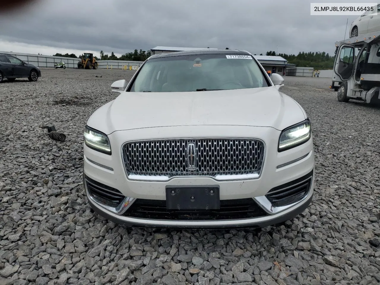 2019 Lincoln Nautilus Reserve VIN: 2LMPJ8L92KBL66435 Lot: 71738654