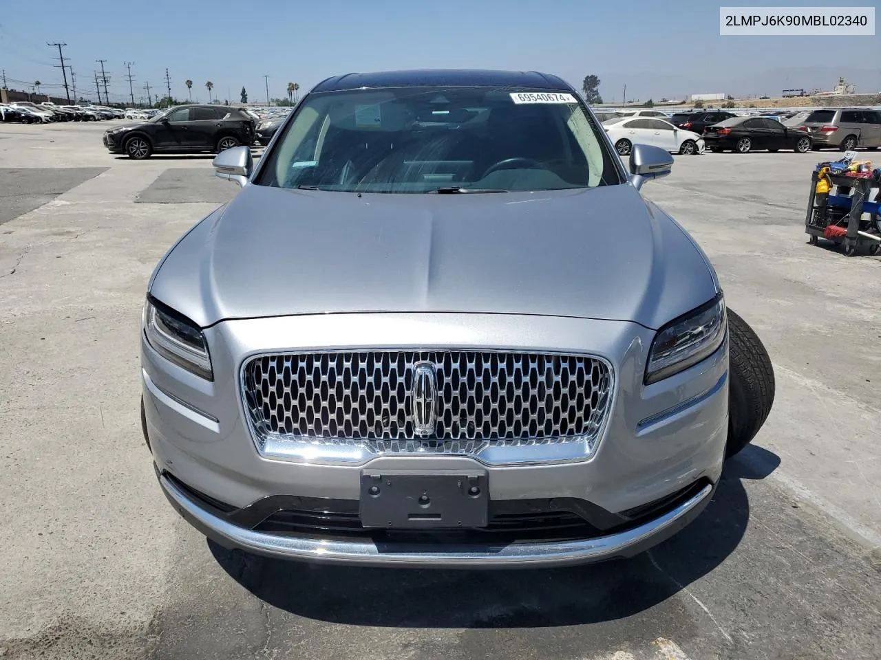 2021 Lincoln Nautilus Reserve VIN: 2LMPJ6K90MBL02340 Lot: 69540674