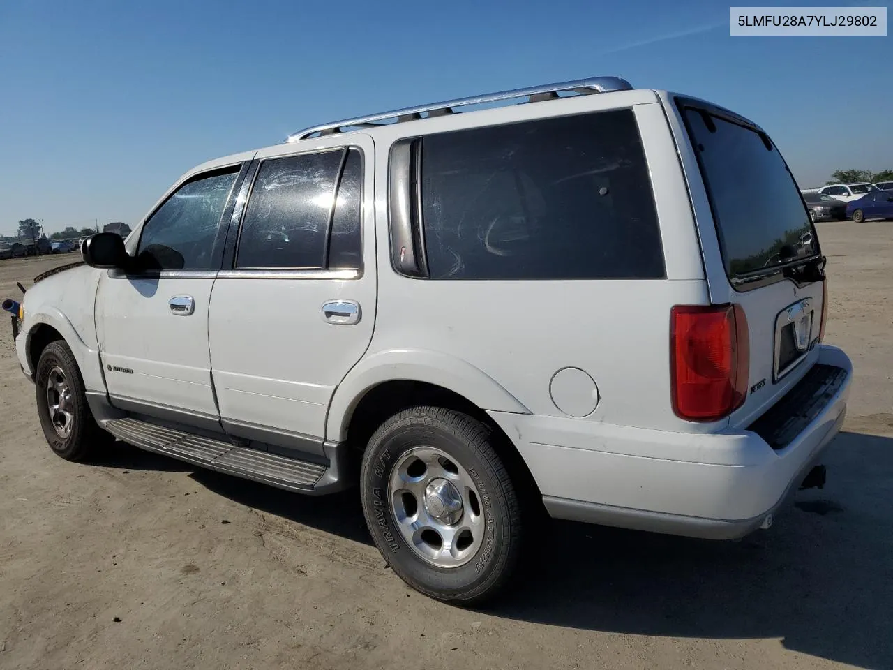 2000 Lincoln Navigator VIN: 5LMFU28A7YLJ29802 Lot: 50543874