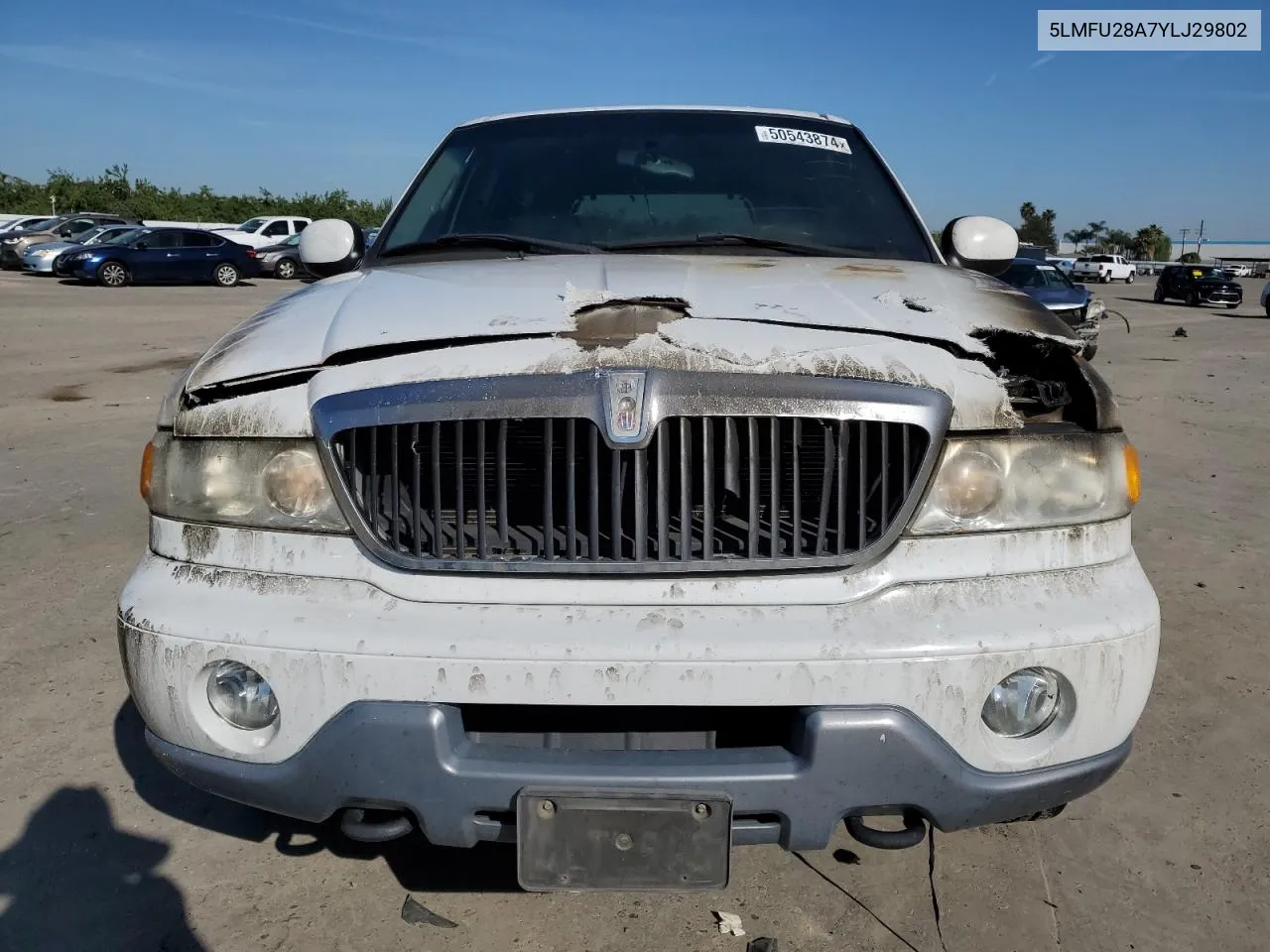 2000 Lincoln Navigator VIN: 5LMFU28A7YLJ29802 Lot: 50543874