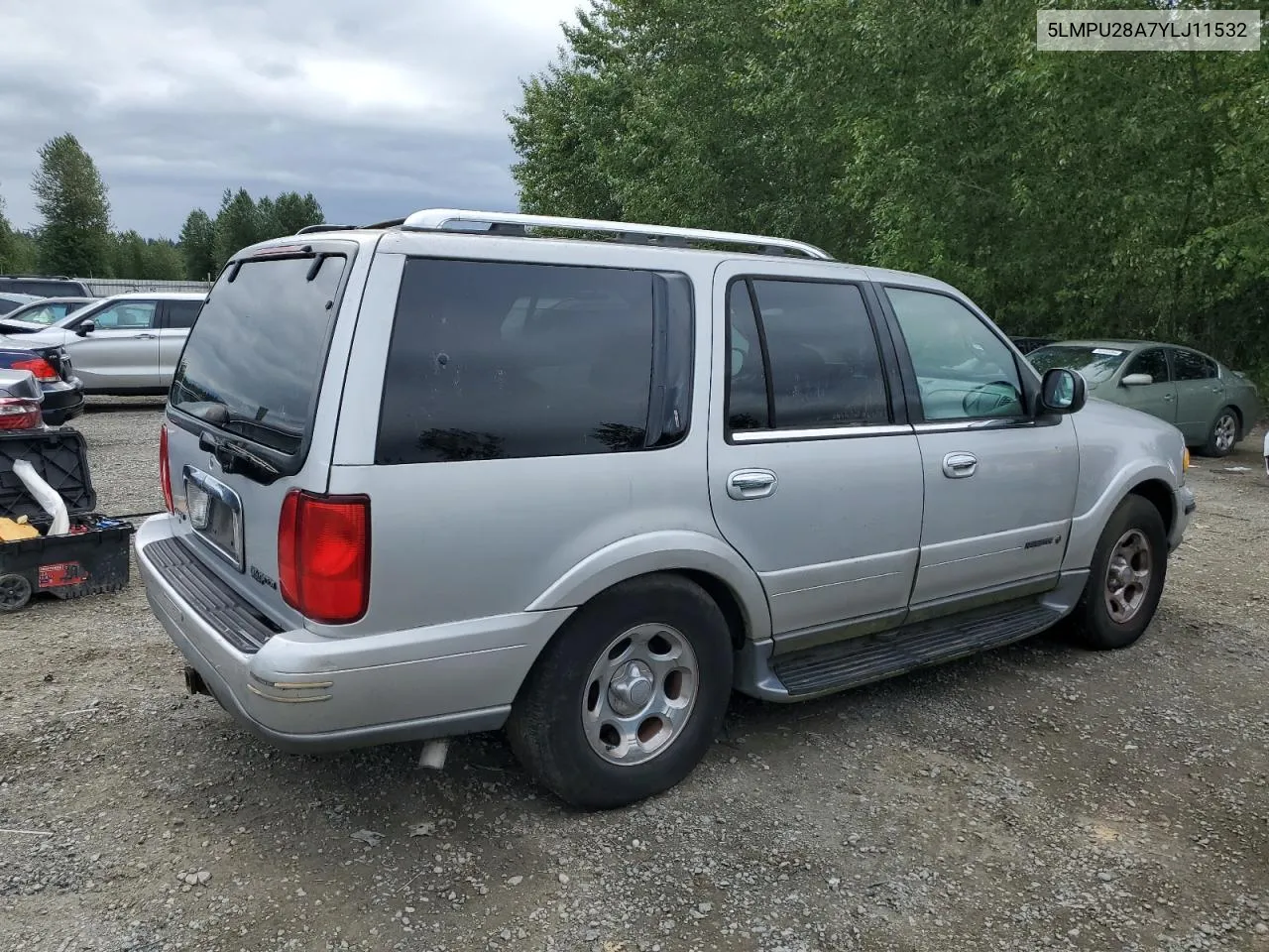 2000 Lincoln Navigator VIN: 5LMPU28A7YLJ11532 Lot: 58075204