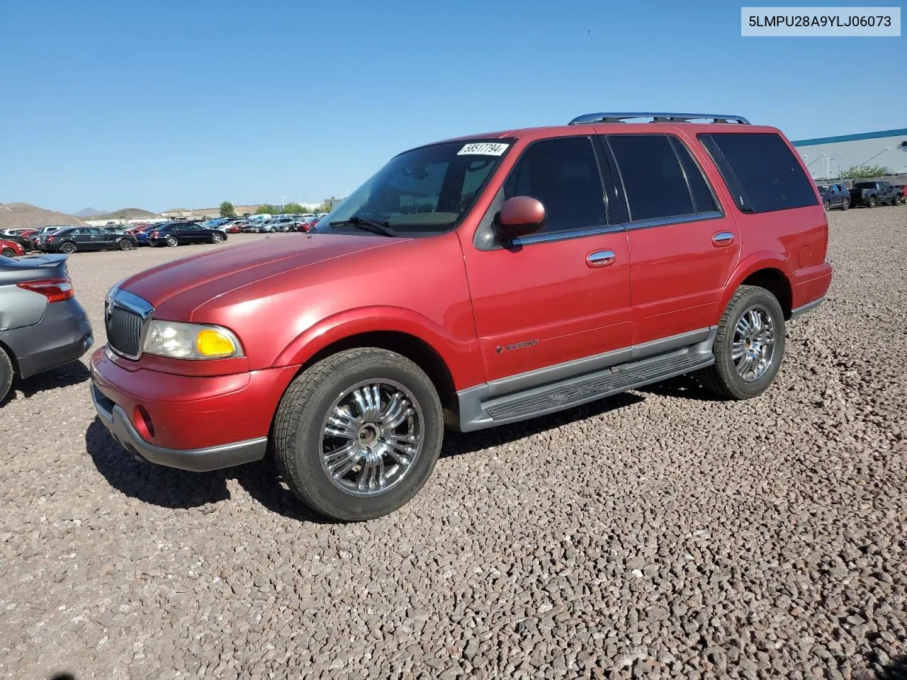 2000 Lincoln Navigator VIN: 5LMPU28A9YLJ06073 Lot: 58517794