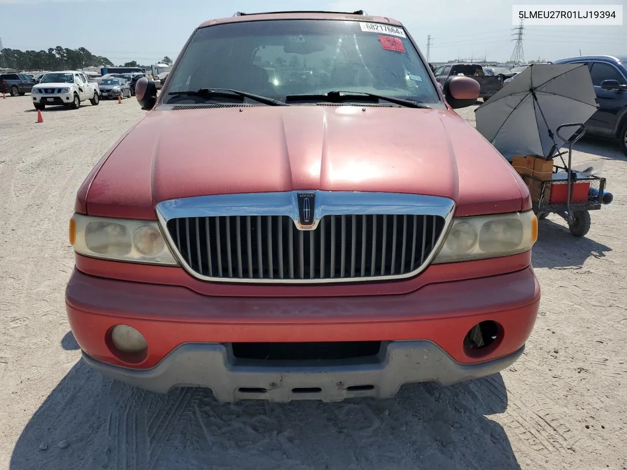 2001 Lincoln Navigator VIN: 5LMEU27R01LJ19394 Lot: 68217664