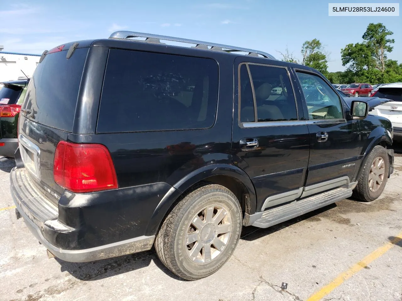 2003 Lincoln Navigator VIN: 5LMFU28R53LJ24600 Lot: 55325354