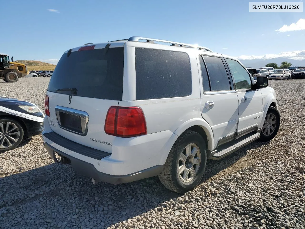 2003 Lincoln Navigator VIN: 5LMFU28R73LJ13226 Lot: 57100844