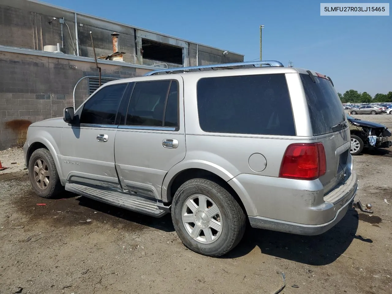 2003 Lincoln Navigator VIN: 5LMFU27R03LJ15465 Lot: 59029314