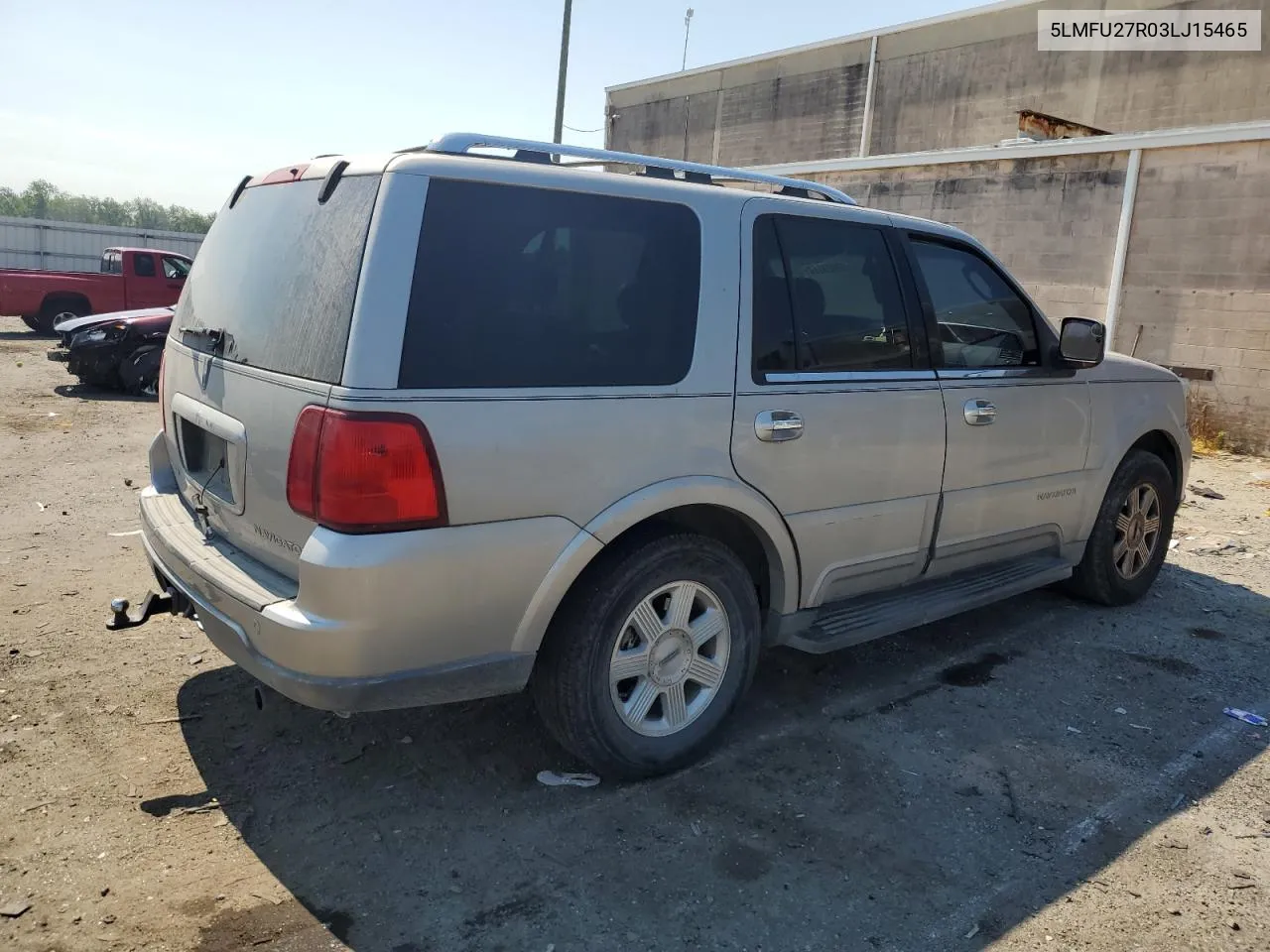 2003 Lincoln Navigator VIN: 5LMFU27R03LJ15465 Lot: 59029314