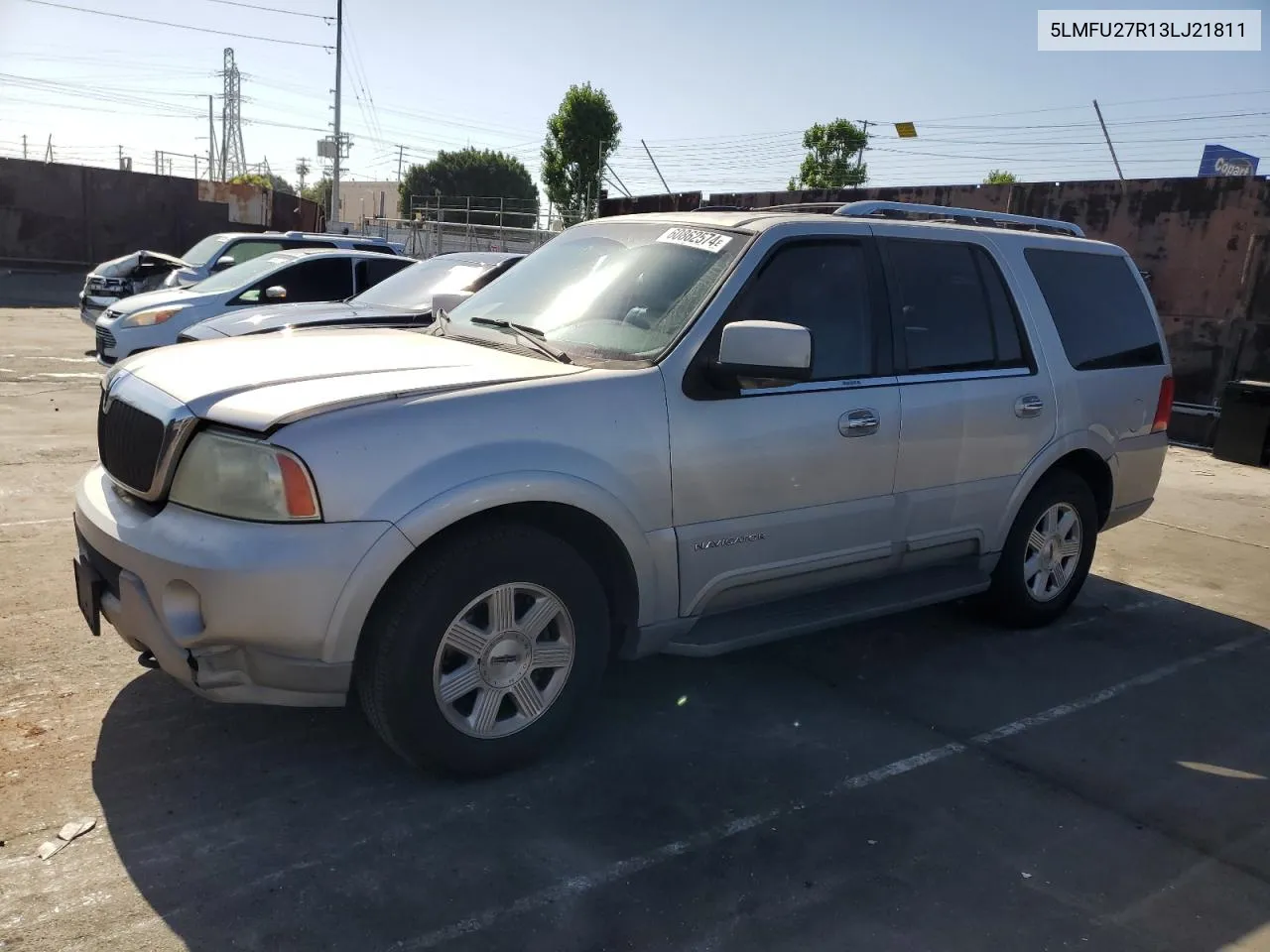 2003 Lincoln Navigator VIN: 5LMFU27R13LJ21811 Lot: 60862574