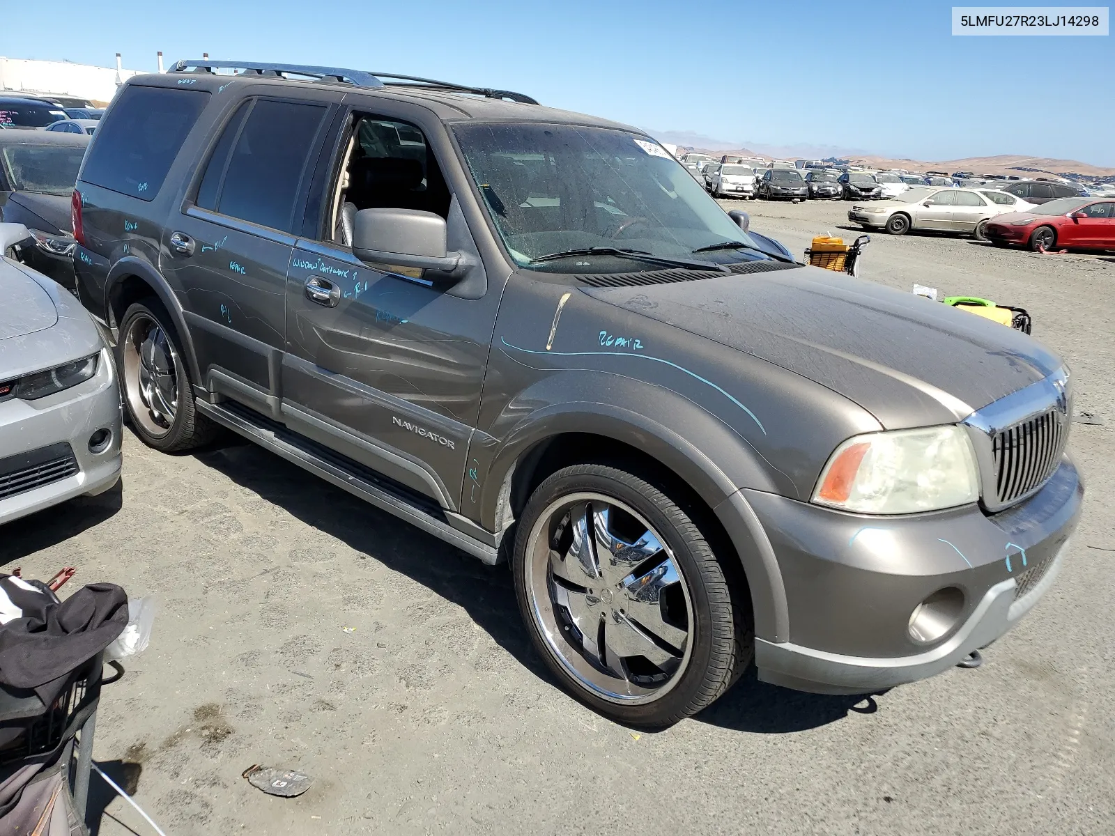 2003 Lincoln Navigator VIN: 5LMFU27R23LJ14298 Lot: 64848874