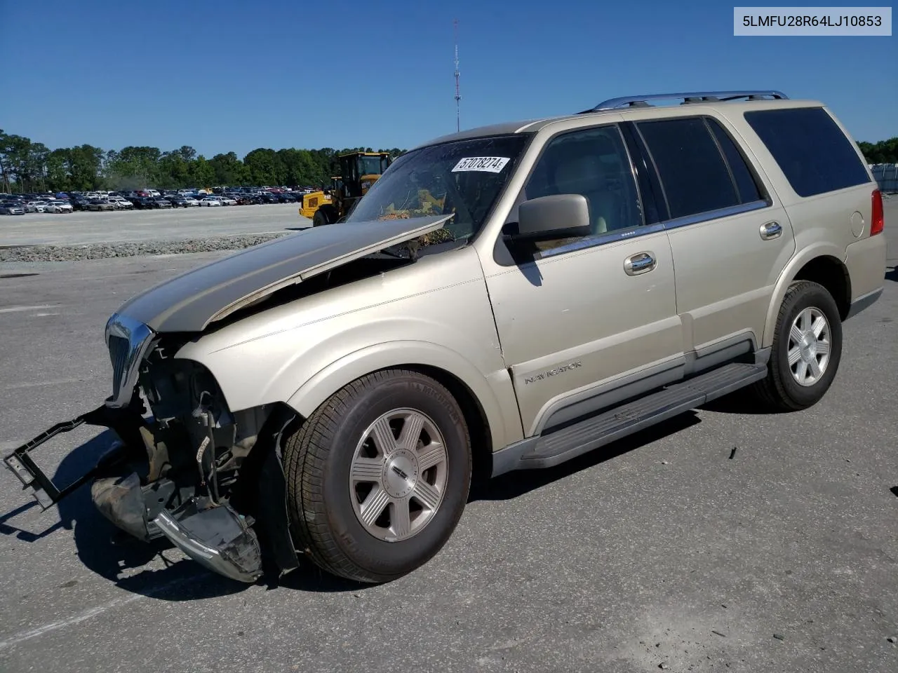 2004 Lincoln Navigator VIN: 5LMFU28R64LJ10853 Lot: 57078274