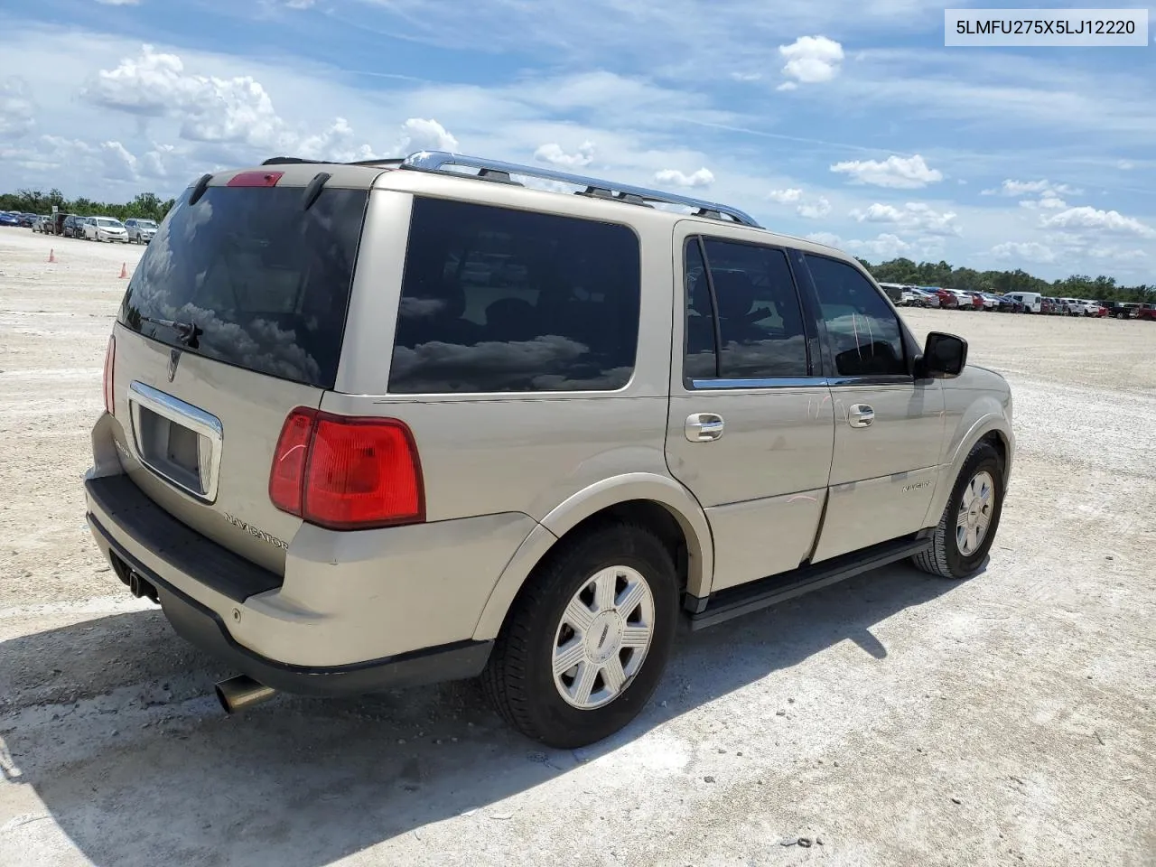 2005 Lincoln Navigator VIN: 5LMFU275X5LJ12220 Lot: 59540614