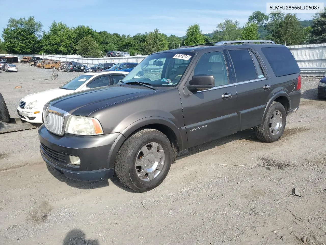 2005 Lincoln Navigator VIN: 5LMFU28565LJ06087 Lot: 60641234