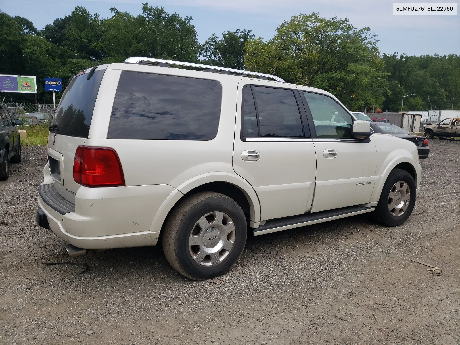 2005 Lincoln Navigator VIN: 5LMFU27515LJ22960 Lot: 66681724