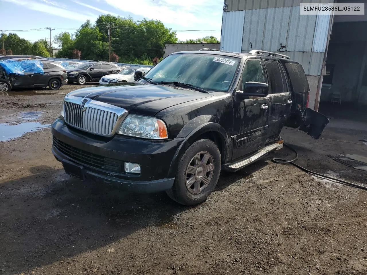 2006 Lincoln Navigator VIN: 5LMFU28586LJ05122 Lot: 58352324