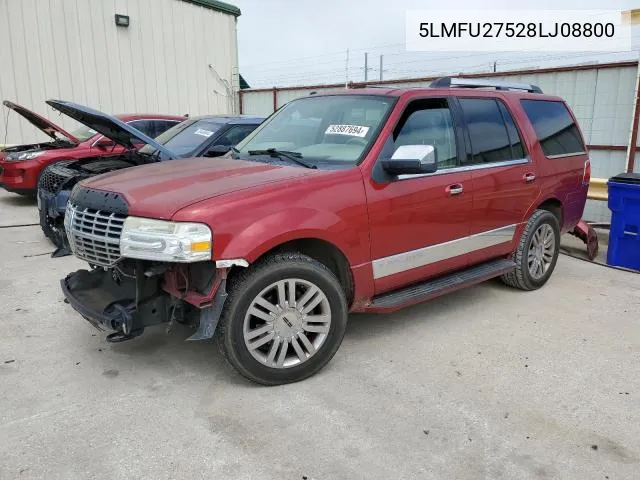 2008 Lincoln Navigator VIN: 5LMFU27528LJ08800 Lot: 54413264