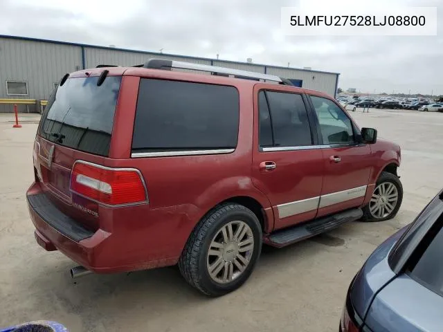 5LMFU27528LJ08800 2008 Lincoln Navigator