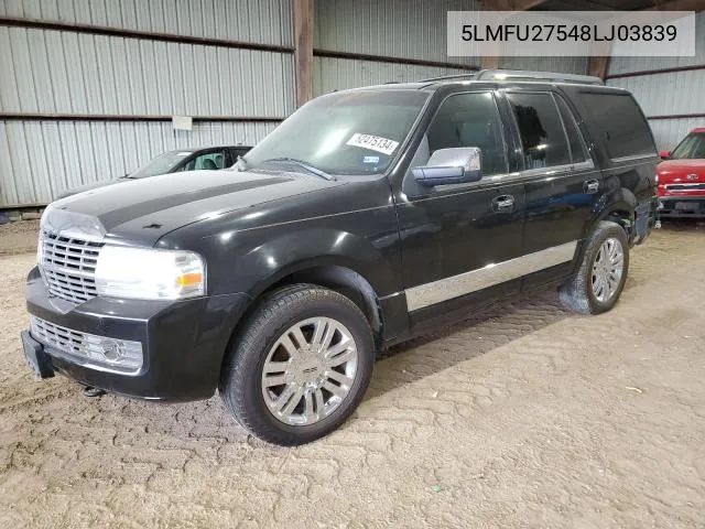 2008 Lincoln Navigator VIN: 5LMFU27548LJ03839 Lot: 55830674