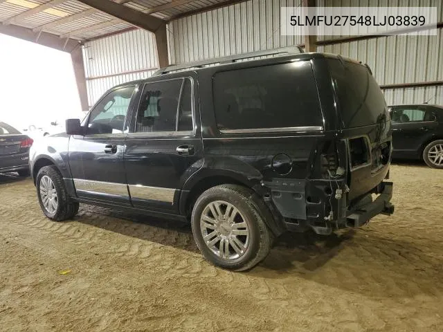 2008 Lincoln Navigator VIN: 5LMFU27548LJ03839 Lot: 55830674