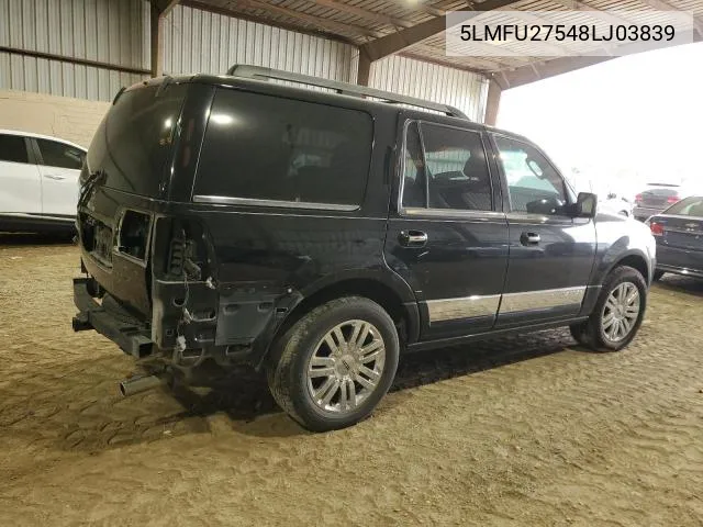 5LMFU27548LJ03839 2008 Lincoln Navigator