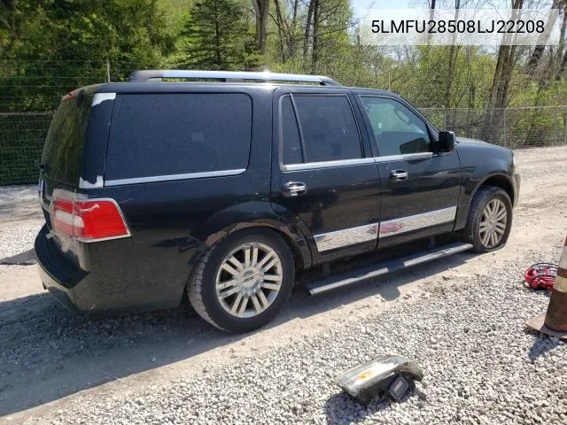 2008 Lincoln Navigator VIN: 5LMFU28508LJ22208 Lot: 56249624