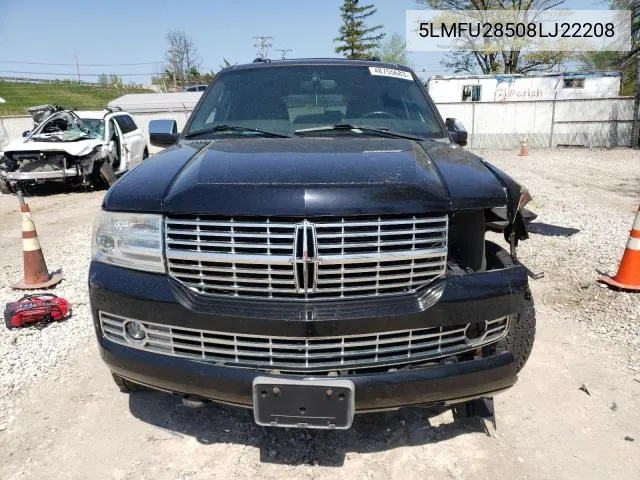 2008 Lincoln Navigator VIN: 5LMFU28508LJ22208 Lot: 56249624