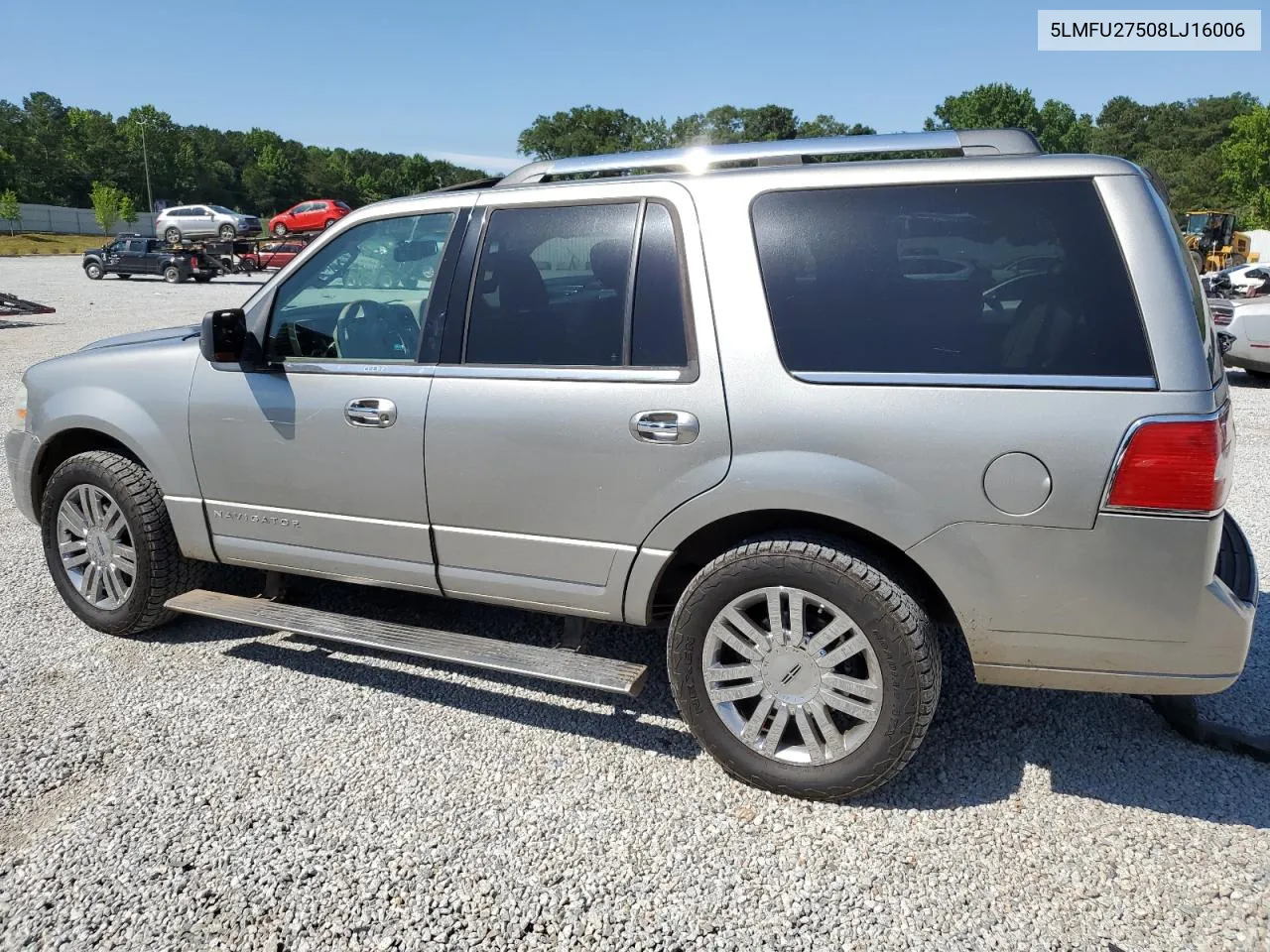 2008 Lincoln Navigator VIN: 5LMFU27508LJ16006 Lot: 56582404