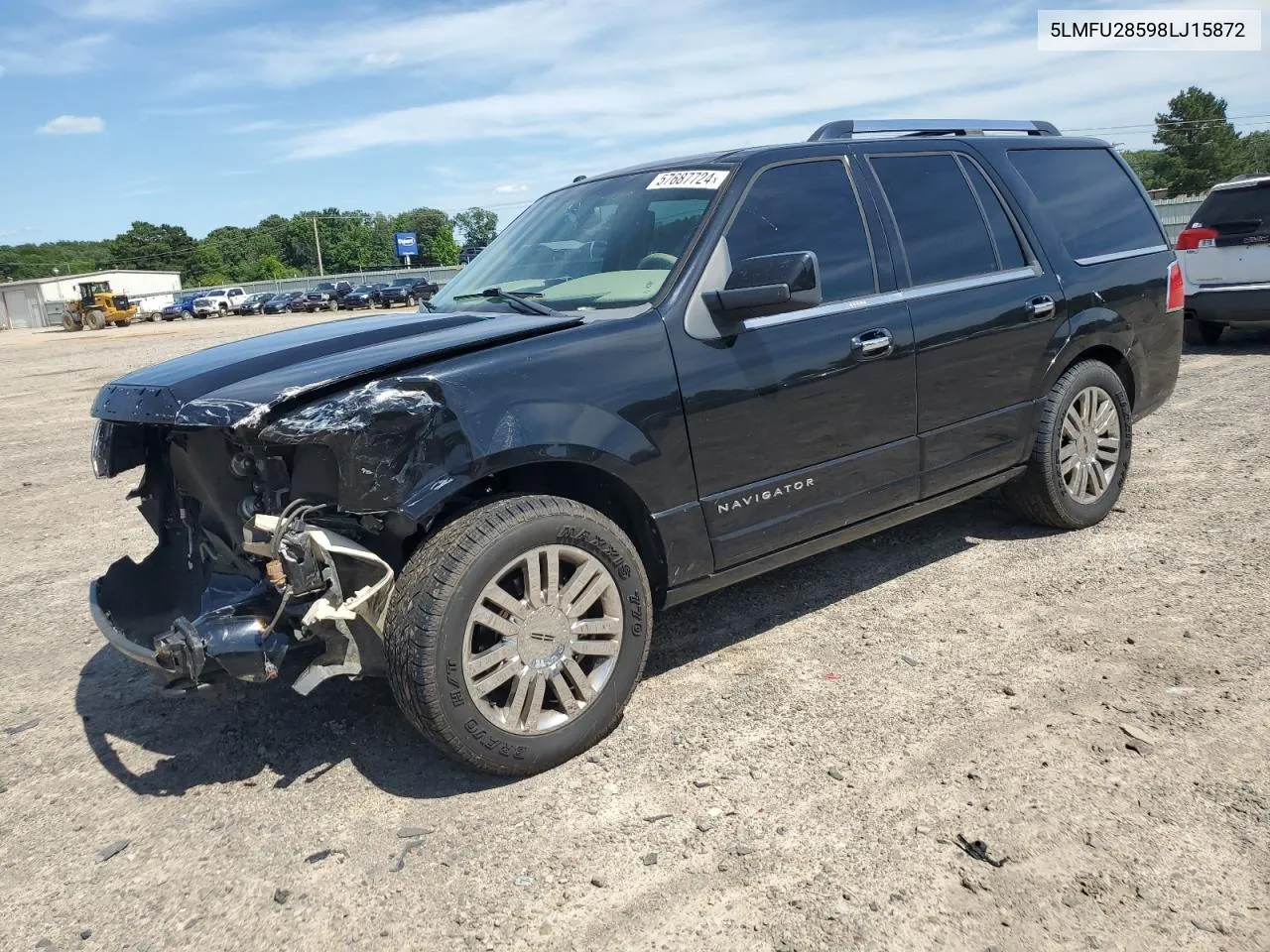 2008 Lincoln Navigator VIN: 5LMFU28598LJ15872 Lot: 57687724