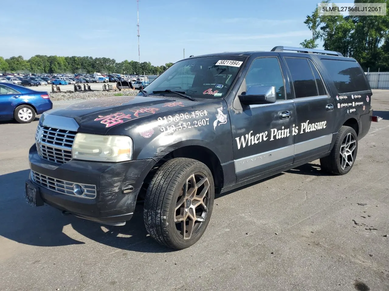 2008 Lincoln Navigator L VIN: 5LMFL27568LJ12061 Lot: 58211994