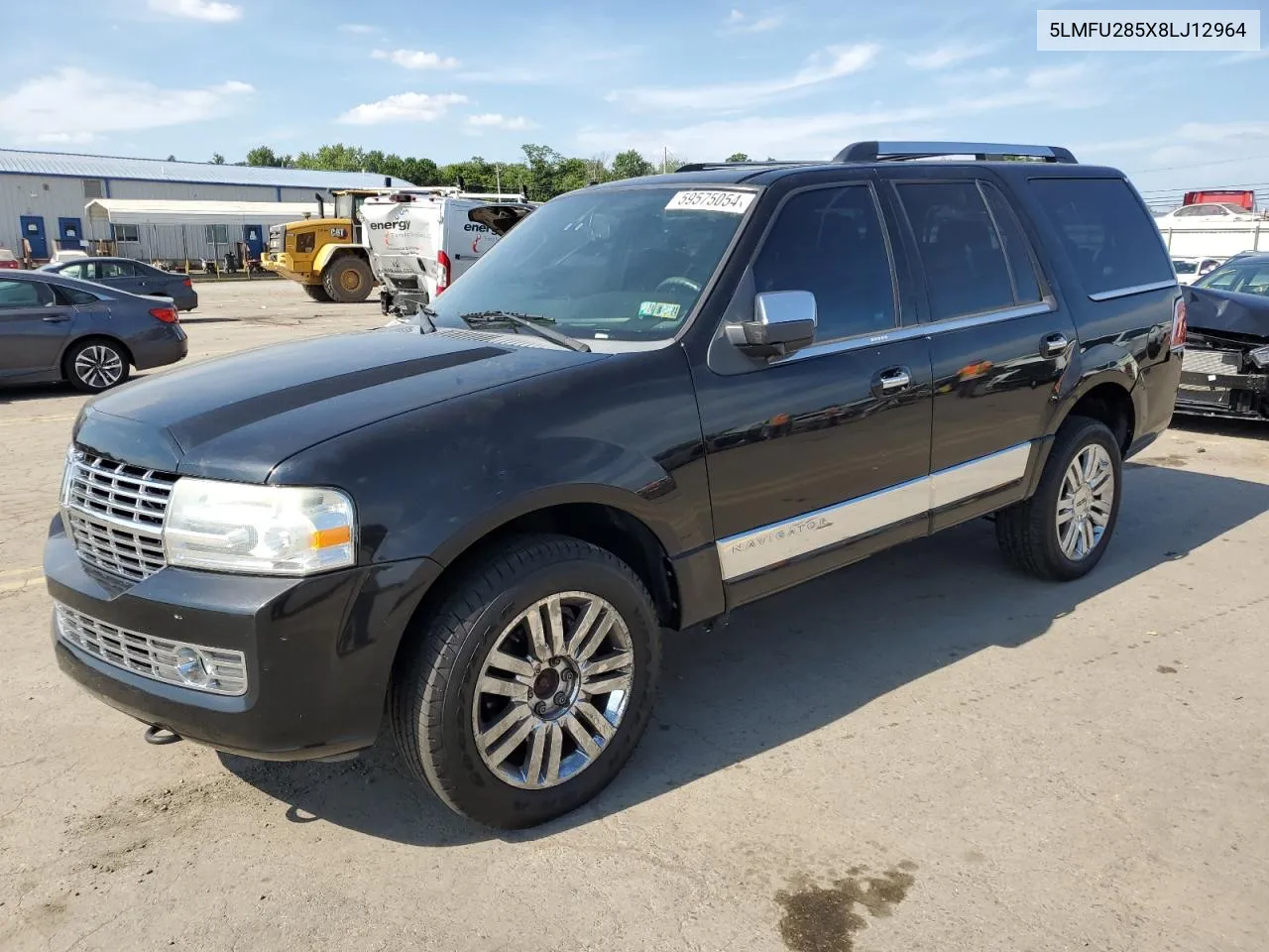 2008 Lincoln Navigator VIN: 5LMFU285X8LJ12964 Lot: 59575054