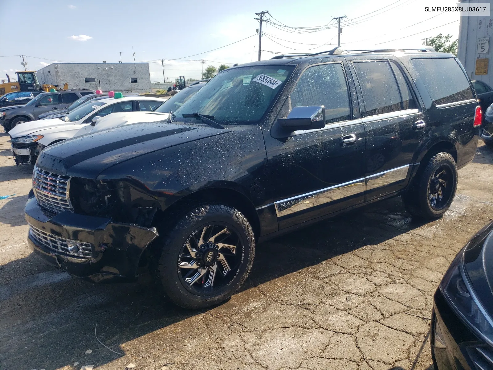 2008 Lincoln Navigator VIN: 5LMFU285X8LJ03617 Lot: 59991644