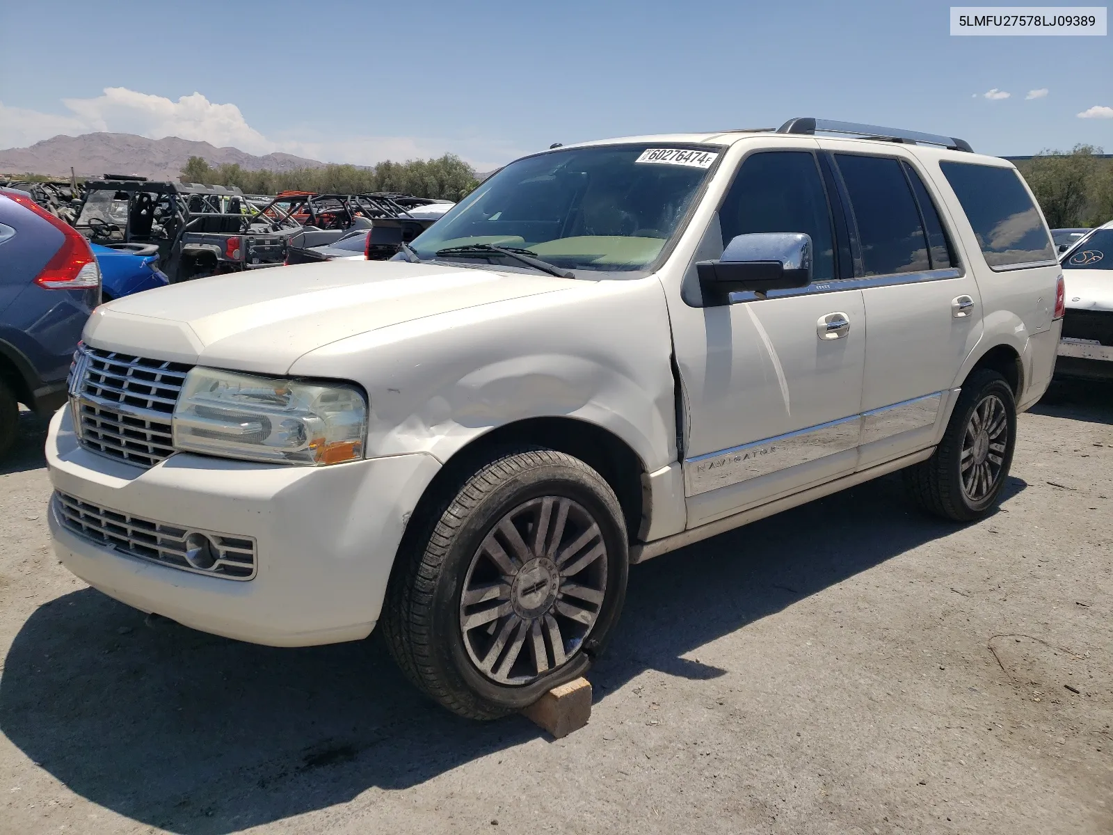 2008 Lincoln Navigator VIN: 5LMFU27578LJ09389 Lot: 60276474