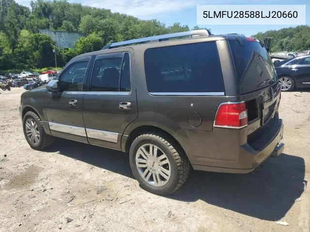 2008 Lincoln Navigator VIN: 5LMFU28588LJ20660 Lot: 63088844