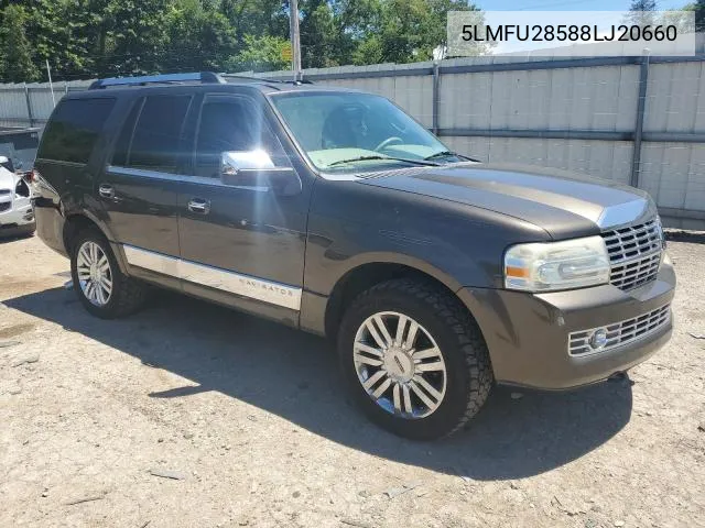 2008 Lincoln Navigator VIN: 5LMFU28588LJ20660 Lot: 63088844