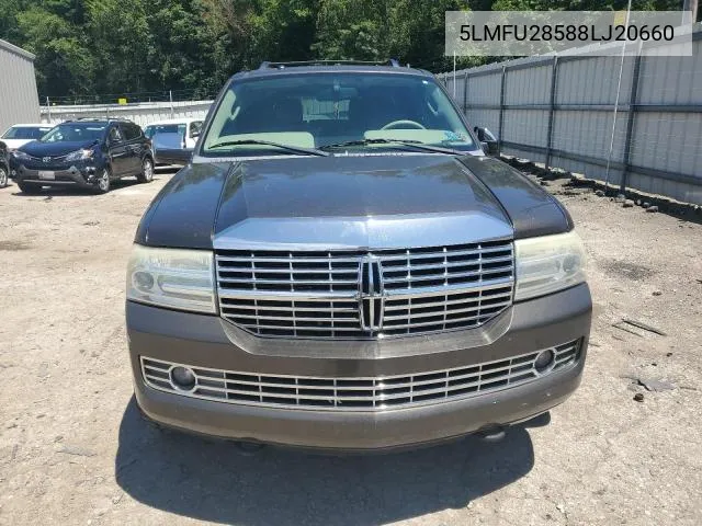 2008 Lincoln Navigator VIN: 5LMFU28588LJ20660 Lot: 63088844