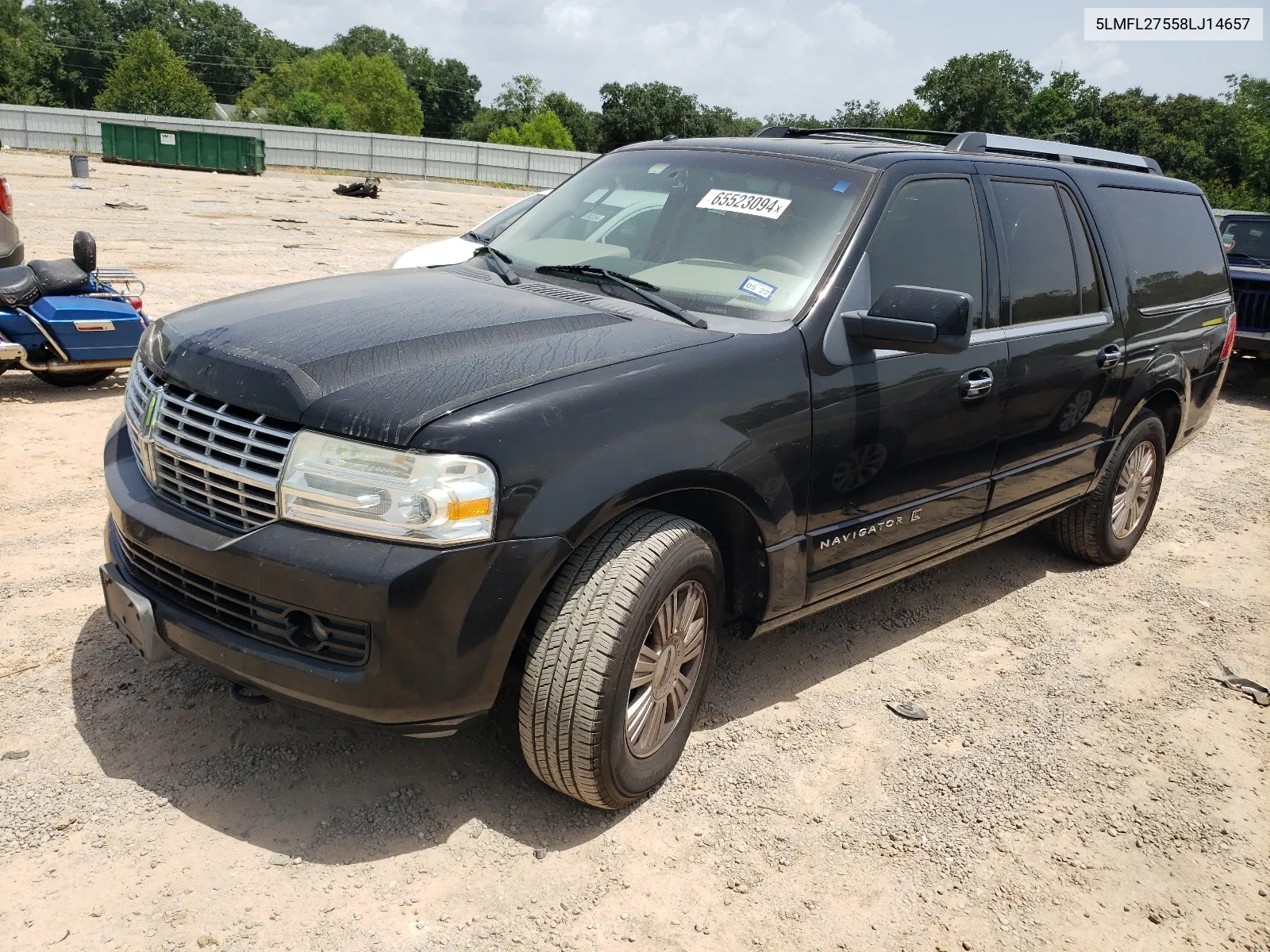 2008 Lincoln Navigator L VIN: 5LMFL27558LJ14657 Lot: 65523094