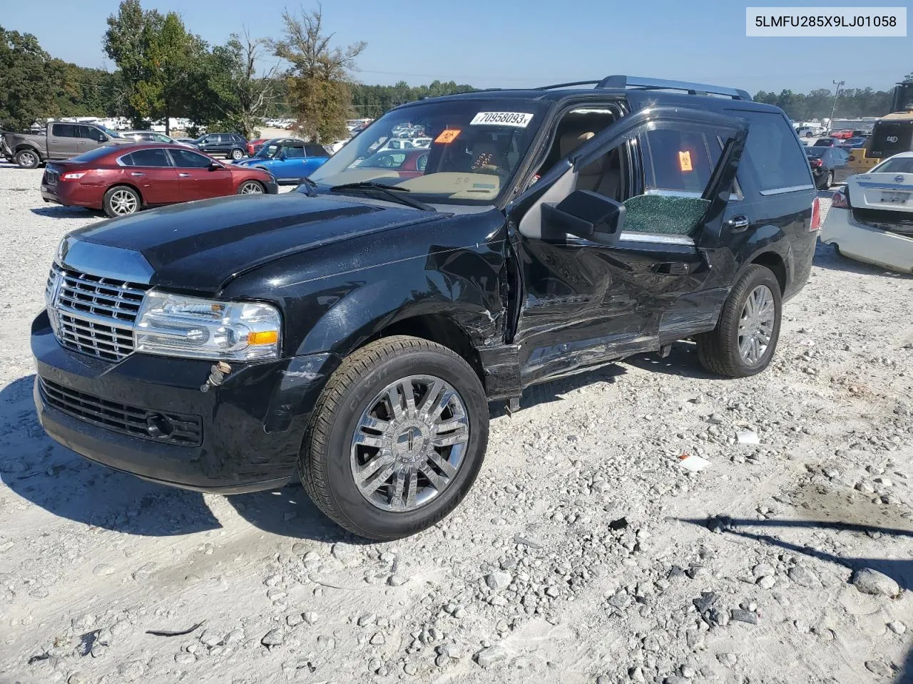 2009 Lincoln Navigator VIN: 5LMFU285X9LJ01058 Lot: 70958093