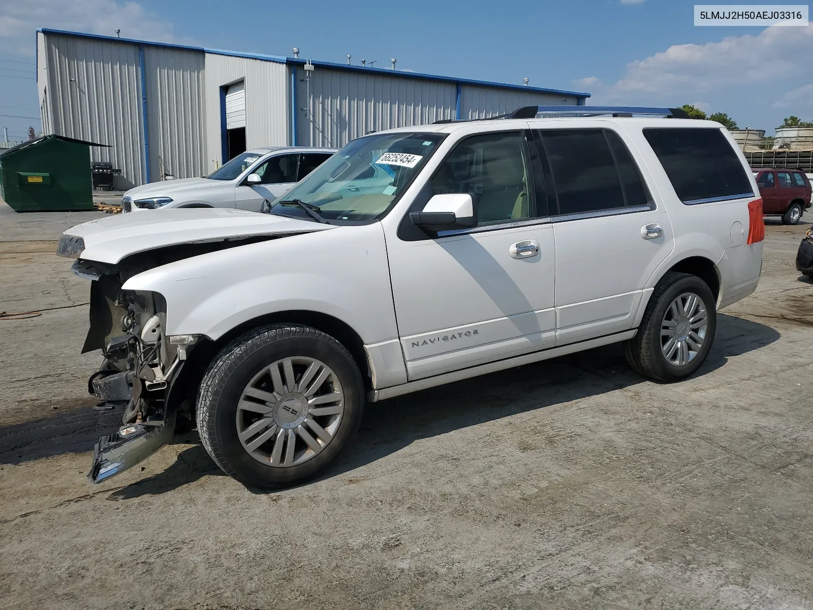 2010 Lincoln Navigator VIN: 5LMJJ2H50AEJ03316 Lot: 66252454